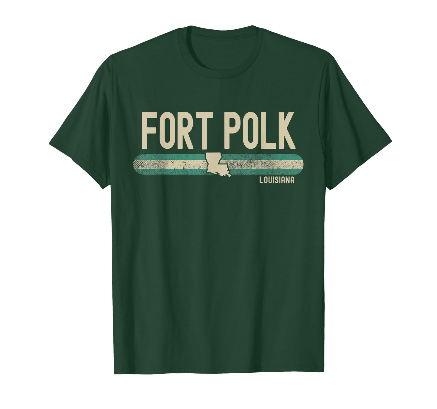 Fort Polk LA | Louisiana | Travel & 80s Style T-Shirt