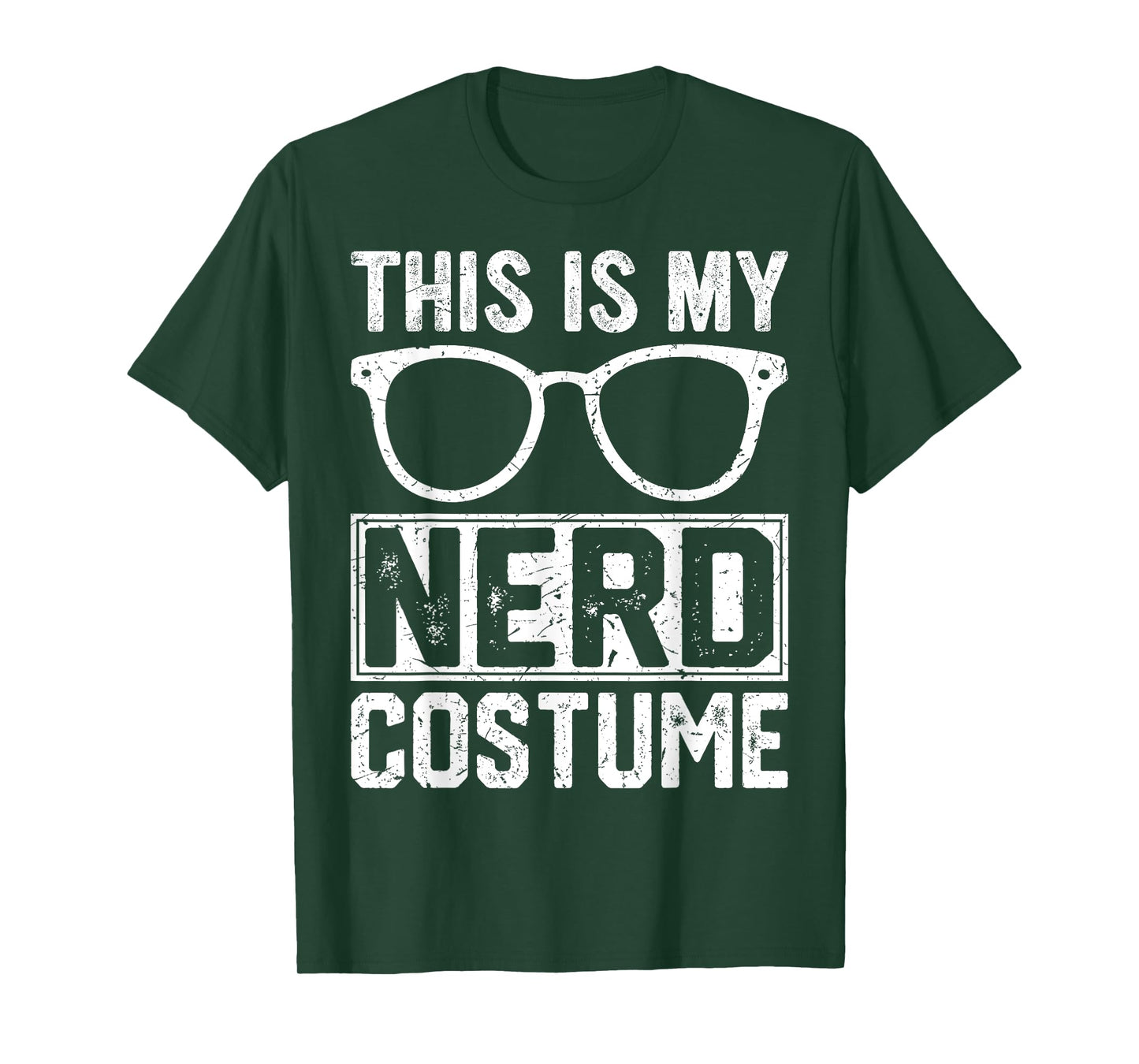 Retro Nerd Costume For Women Kids Adult Men Boys Girl T-Shirt