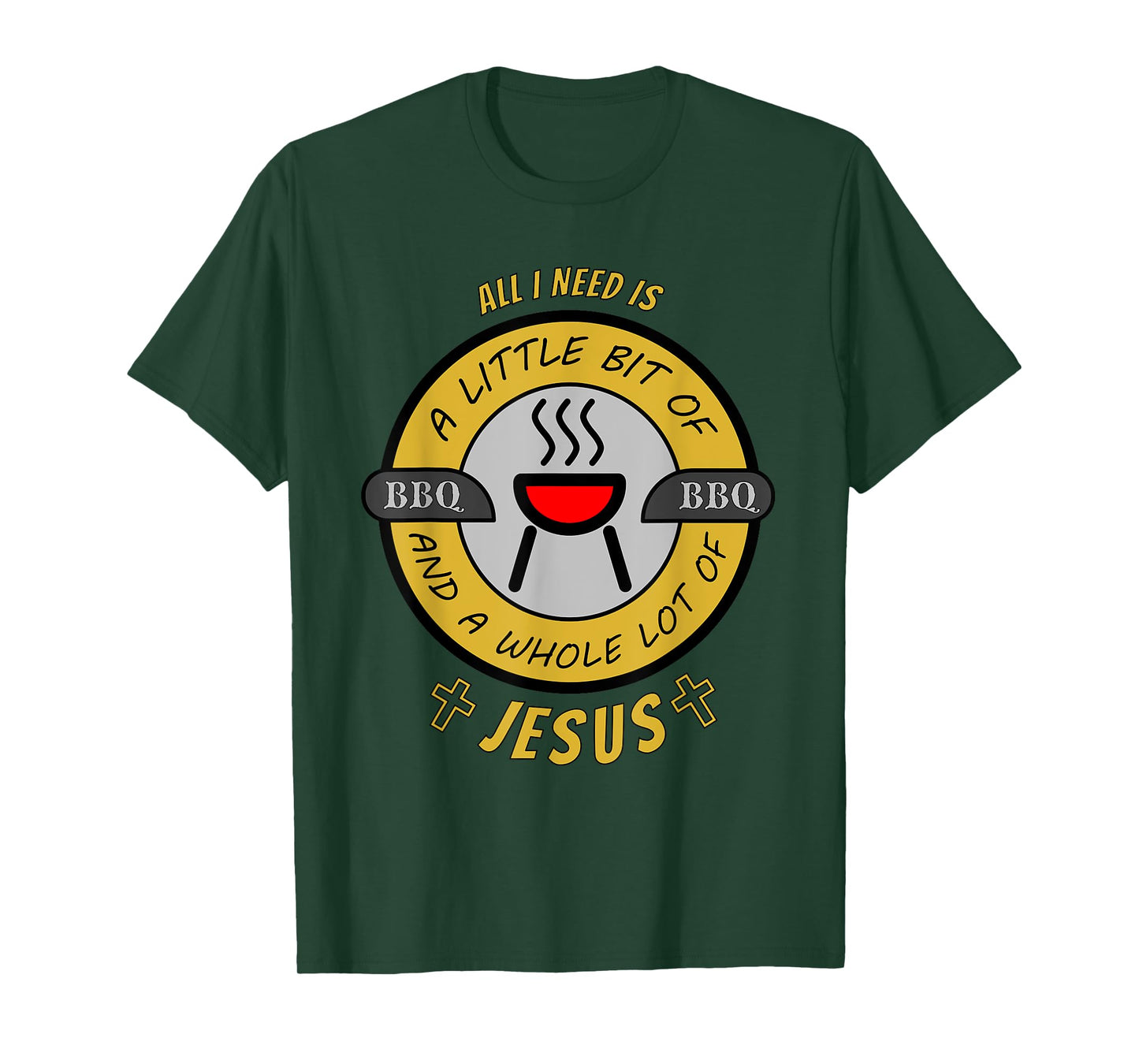 WHOLE LOT OF JESUS SUMMER BBQ CHEF CHURCH PARTY FUN COOKING T-Shirt