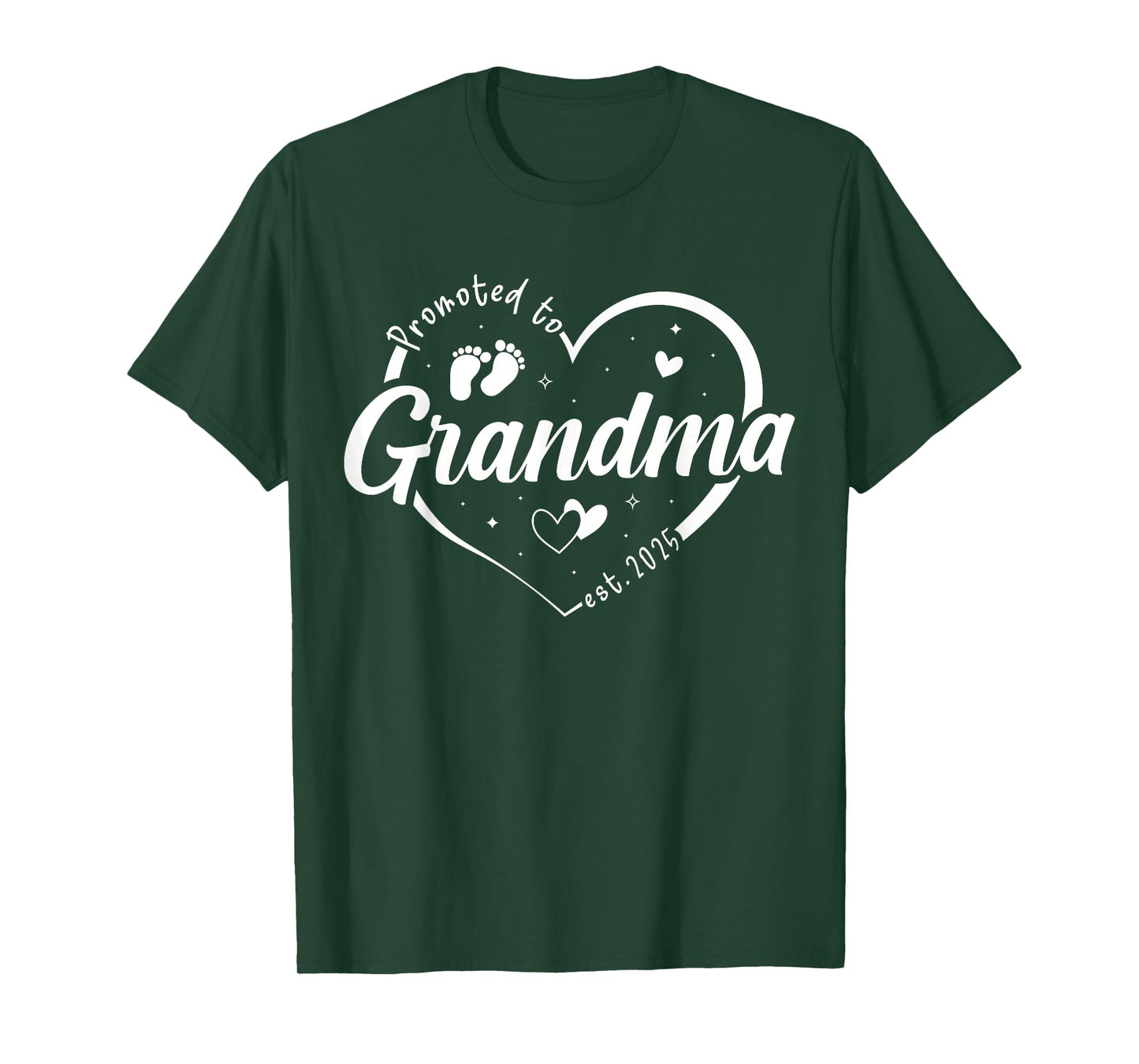 Promoted to Grandma Est 2025 Soon to be Grandma Mothers Day T-Shirt