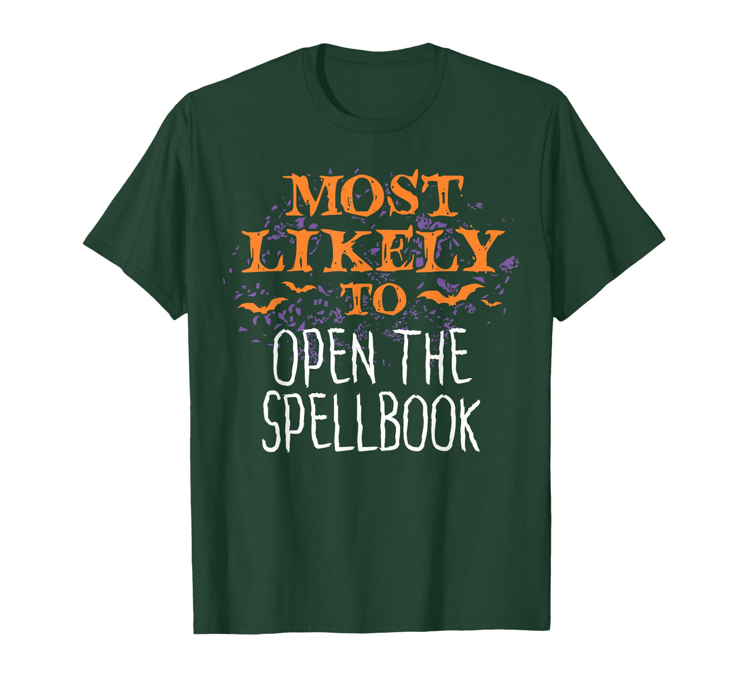 Most Likely To Halloween Open The Spellbook T-Shirt