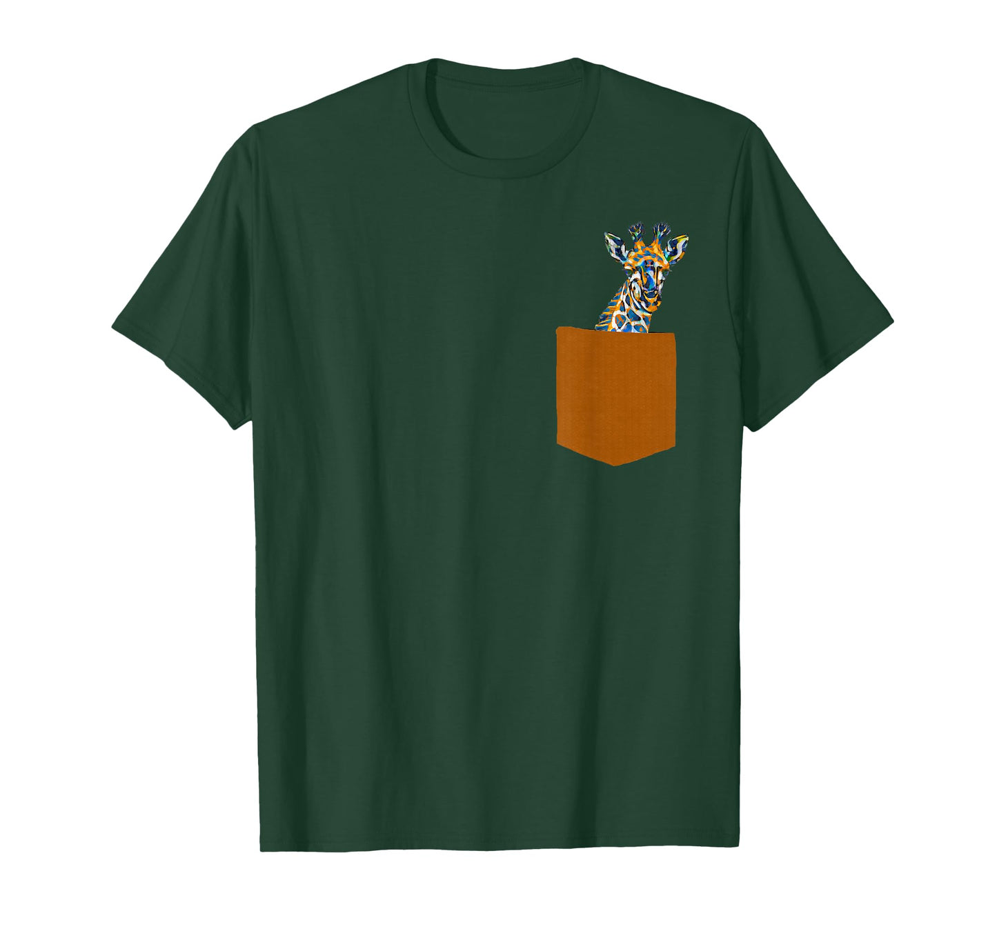 Giraffe Shirt - Giraffe in Pocket Shirt for Men, Women, Kids T-Shirt