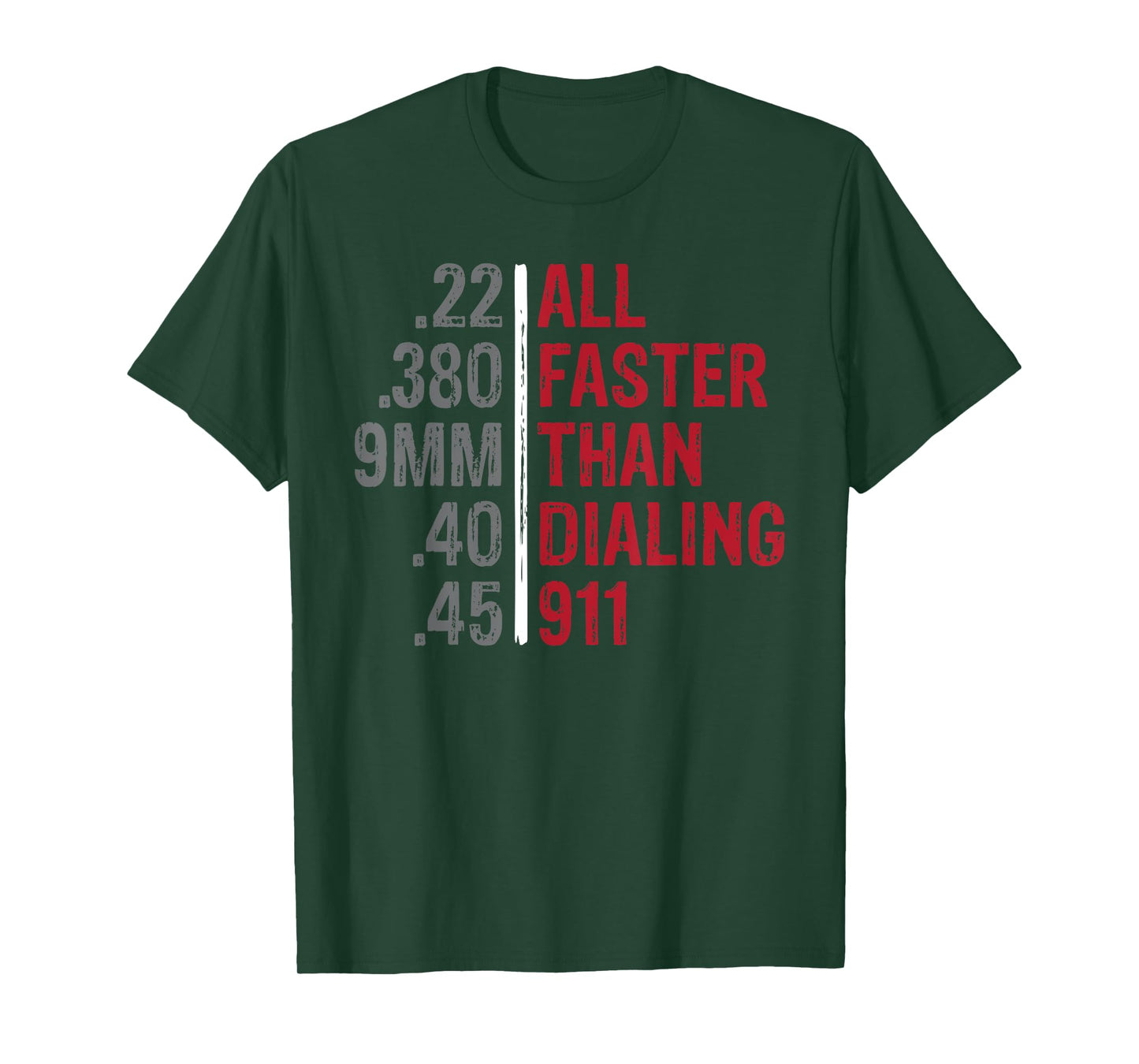 Emergency Tee All Faster Than Dialing 911 Unisex Adult Black Modern Classic Collarless T-Shirt