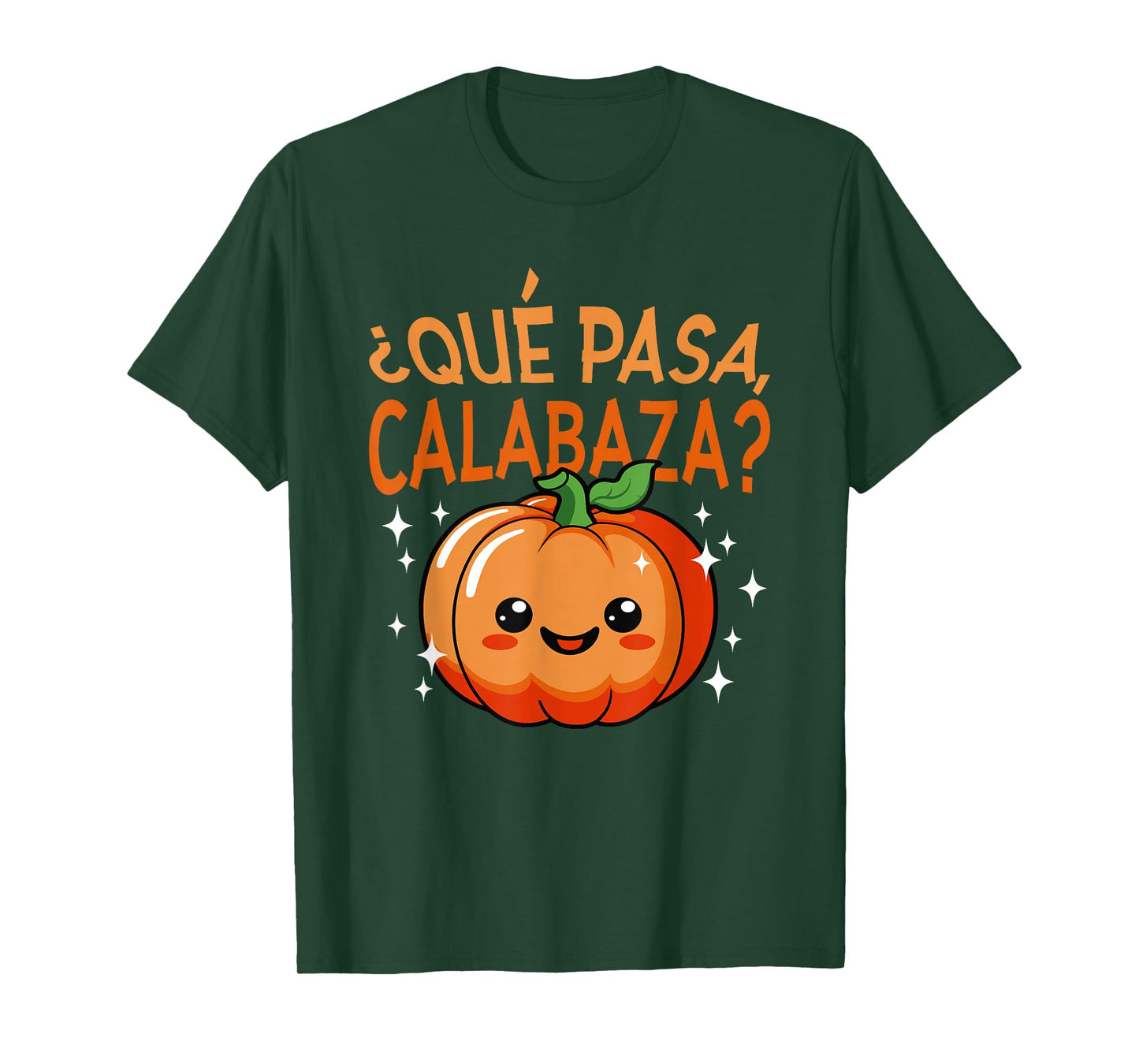 Qué Pasa Calabaza Mexican Meastra Spanish Teacher Halloween T-Shirt