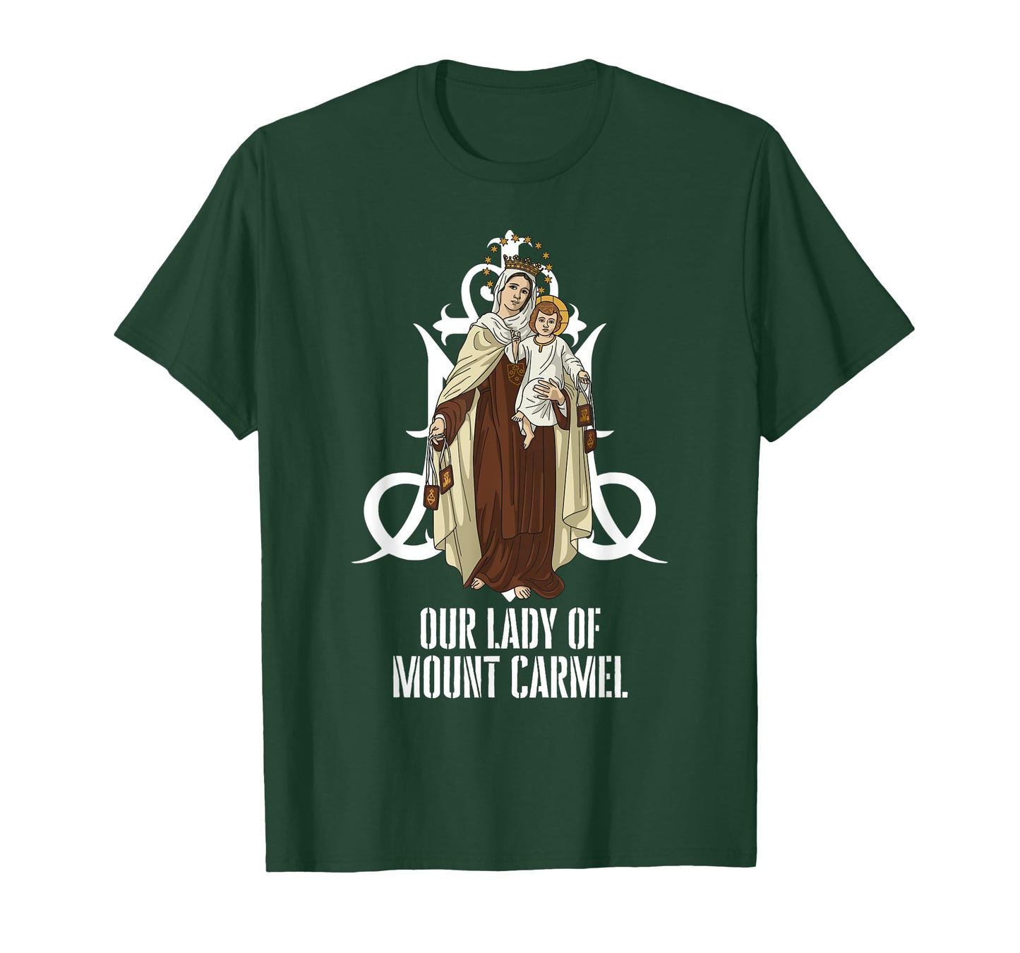 Our Lady of Mount Carmel Marian Catholic T-Shirt
