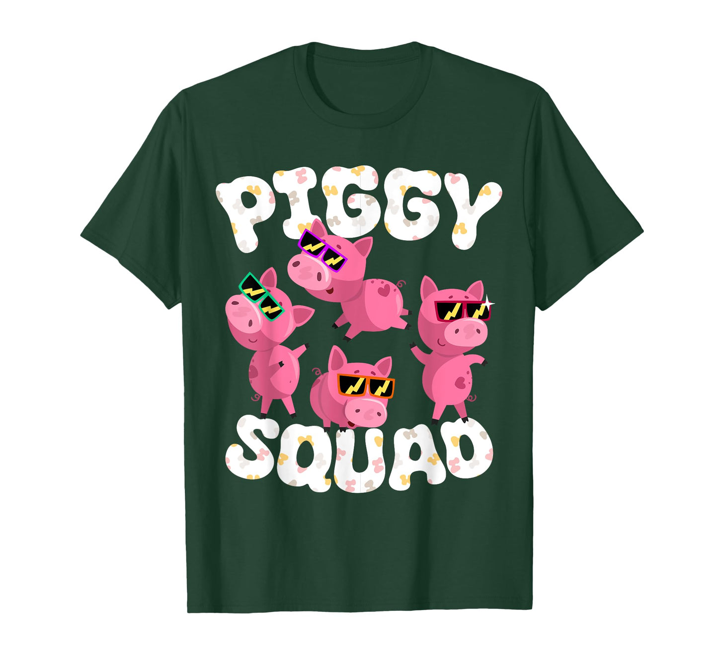 Piggy Squad Pig Farmer Animal Lovers Farming Farm T-Shirt