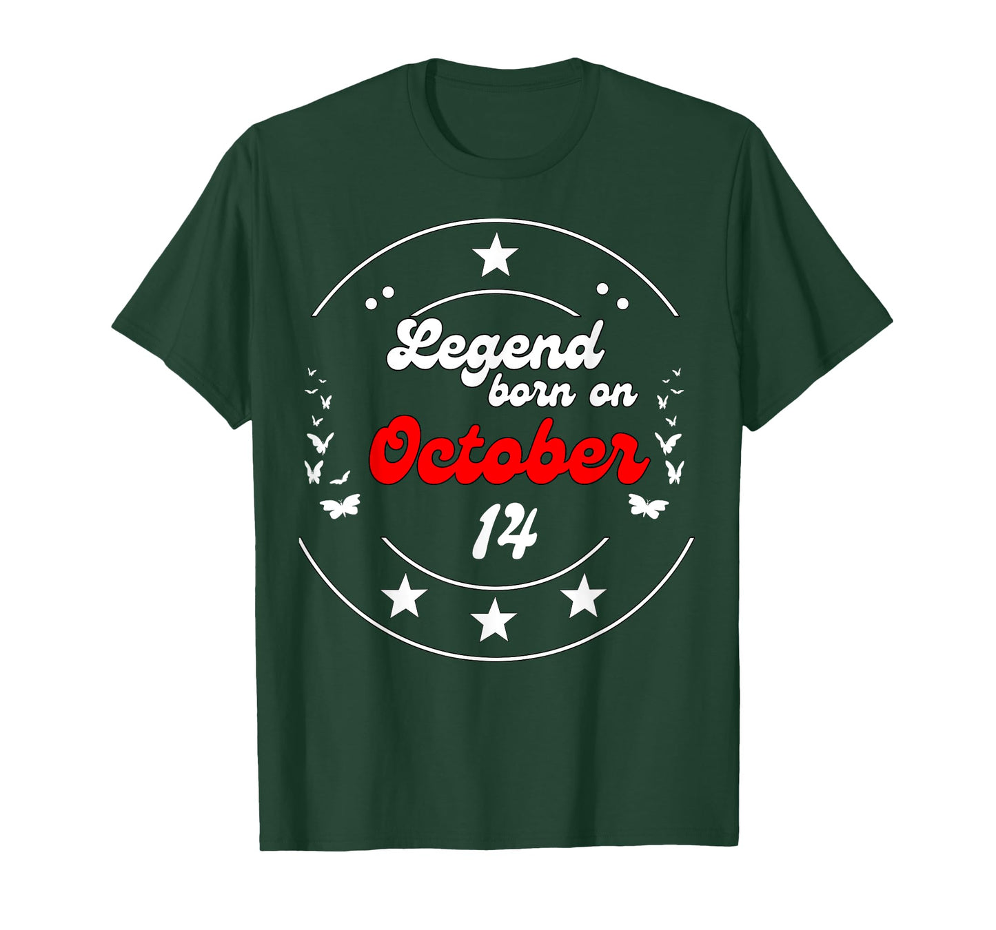 October 14 Birthday Legend Man Boy Since October 14th T-Shirt