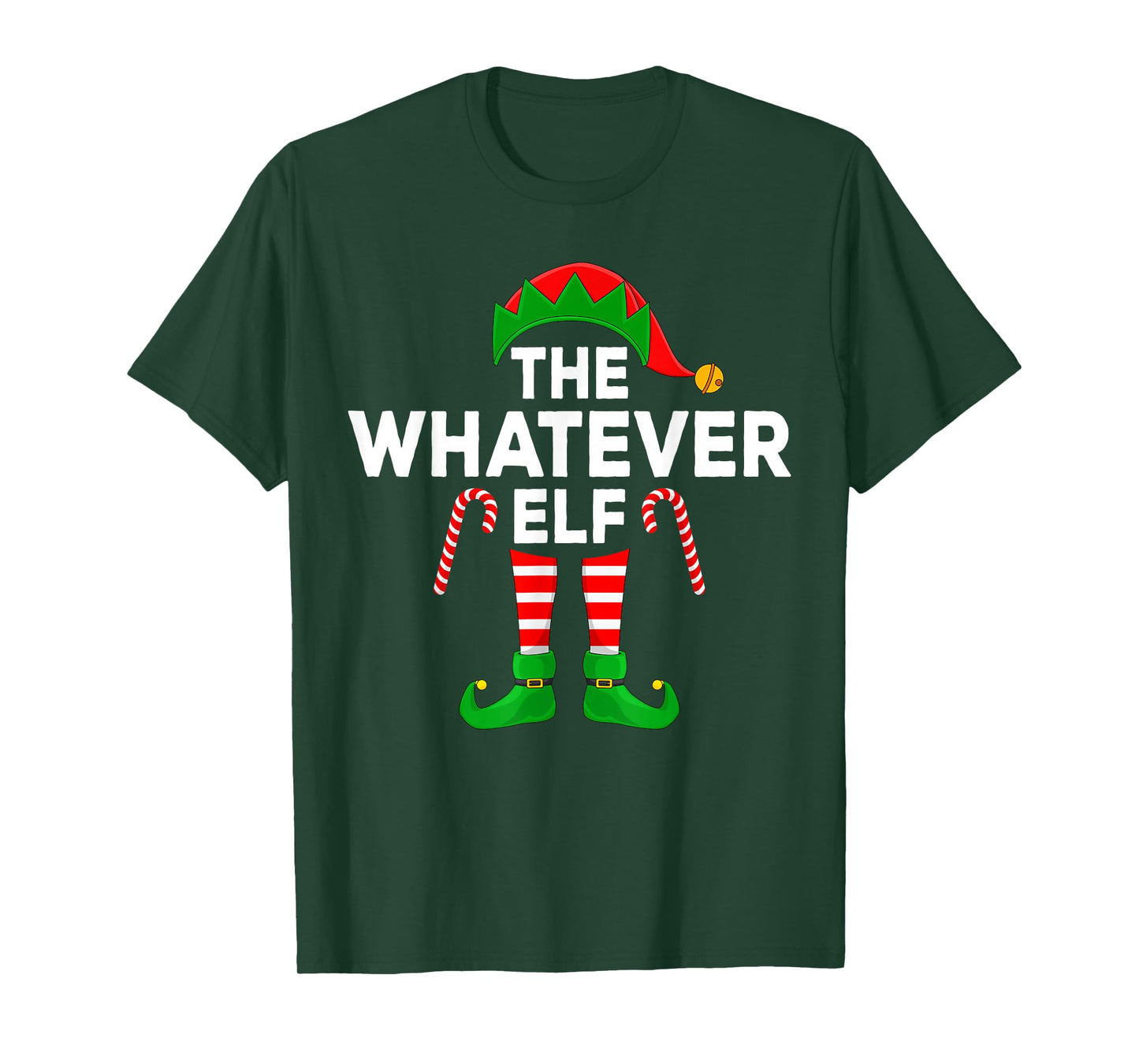 The Whatever Elf Xmas Matching Family Elf Christmas T-Shirt