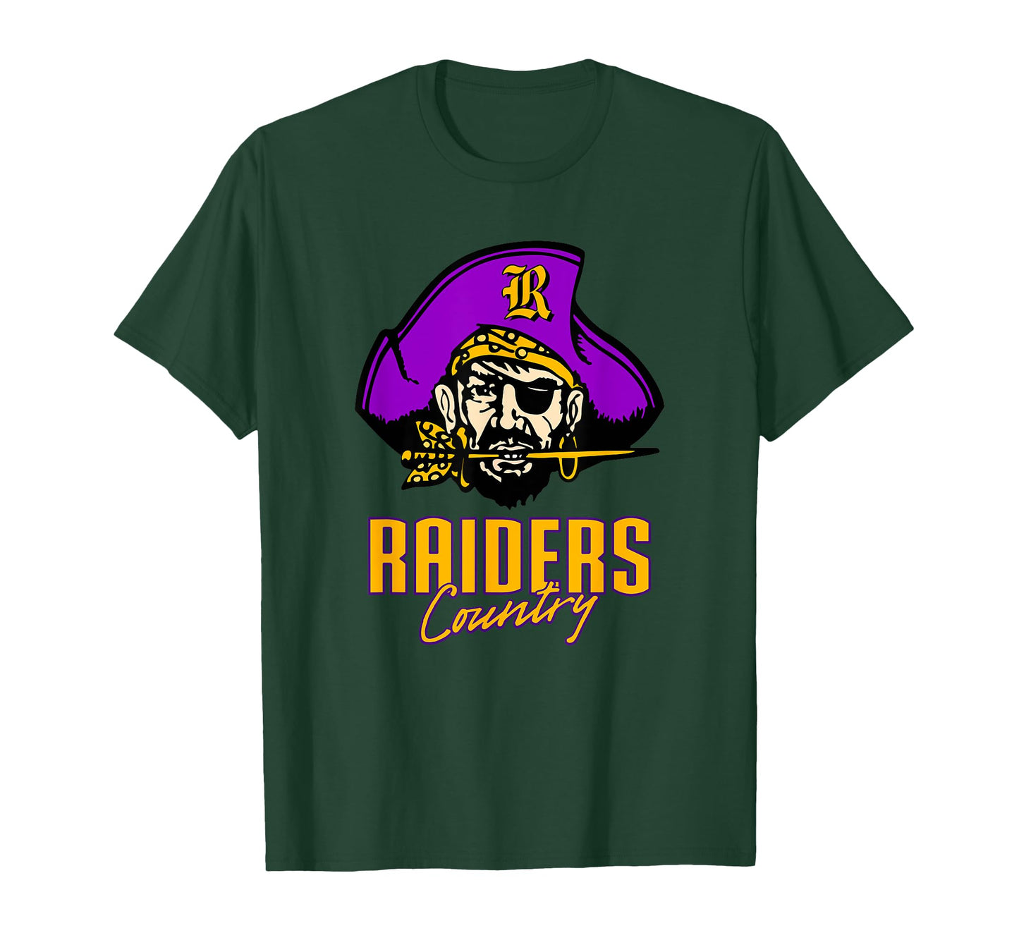 Reynoldsburg Raiders Logo Country HS T-Shirt