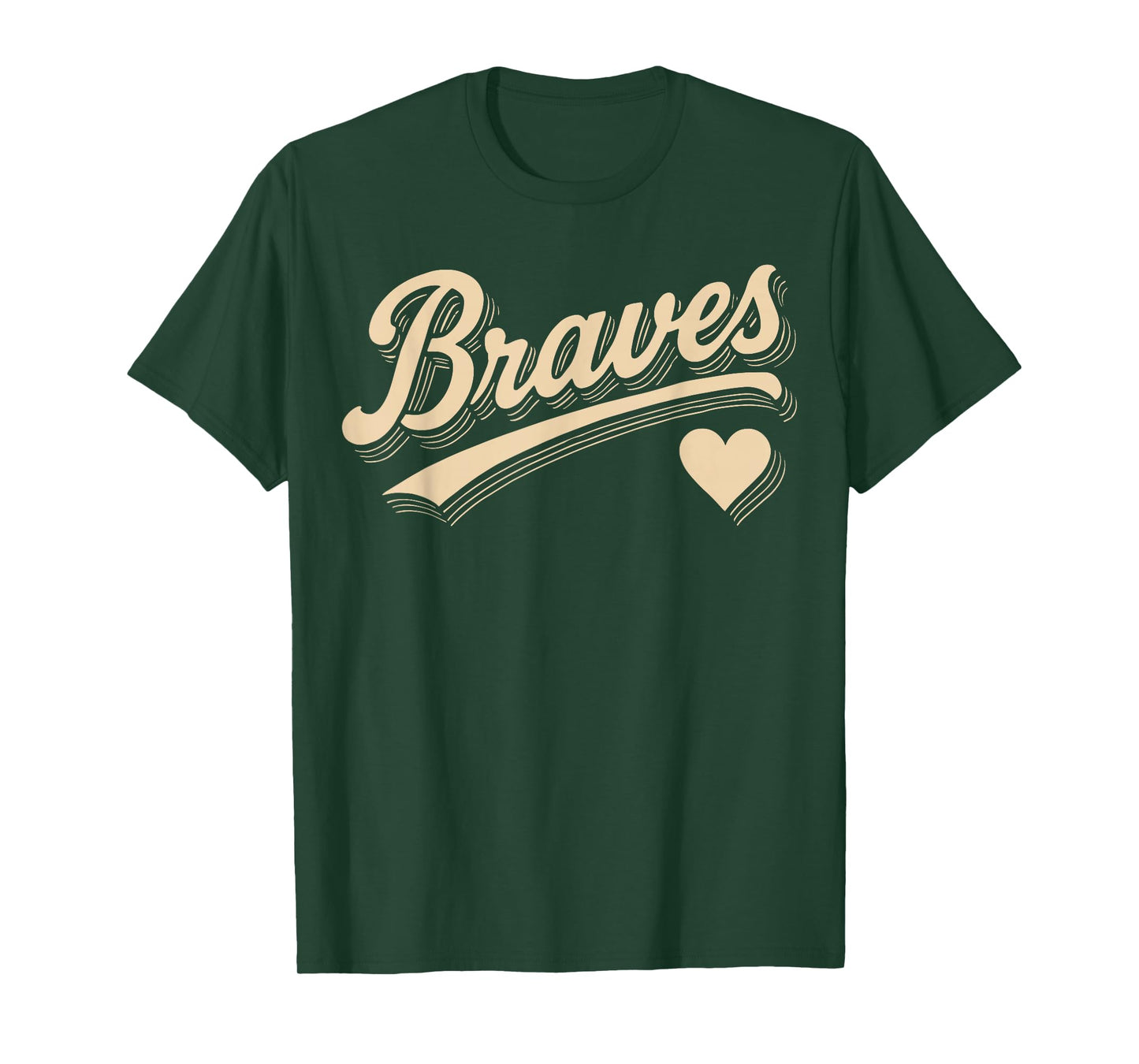 Retro Braves Last Name Thowback Gifts For Men Women Kids T-Shirt
