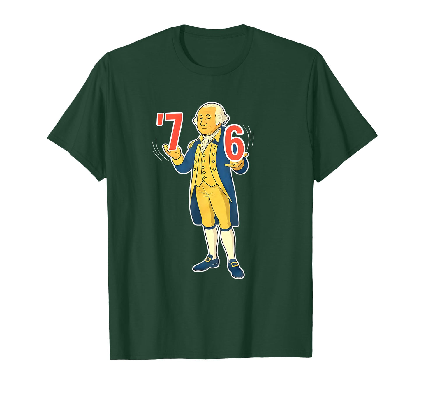 6-7 7-6 George Washington Shirt Six Seven American Design T-Shirt