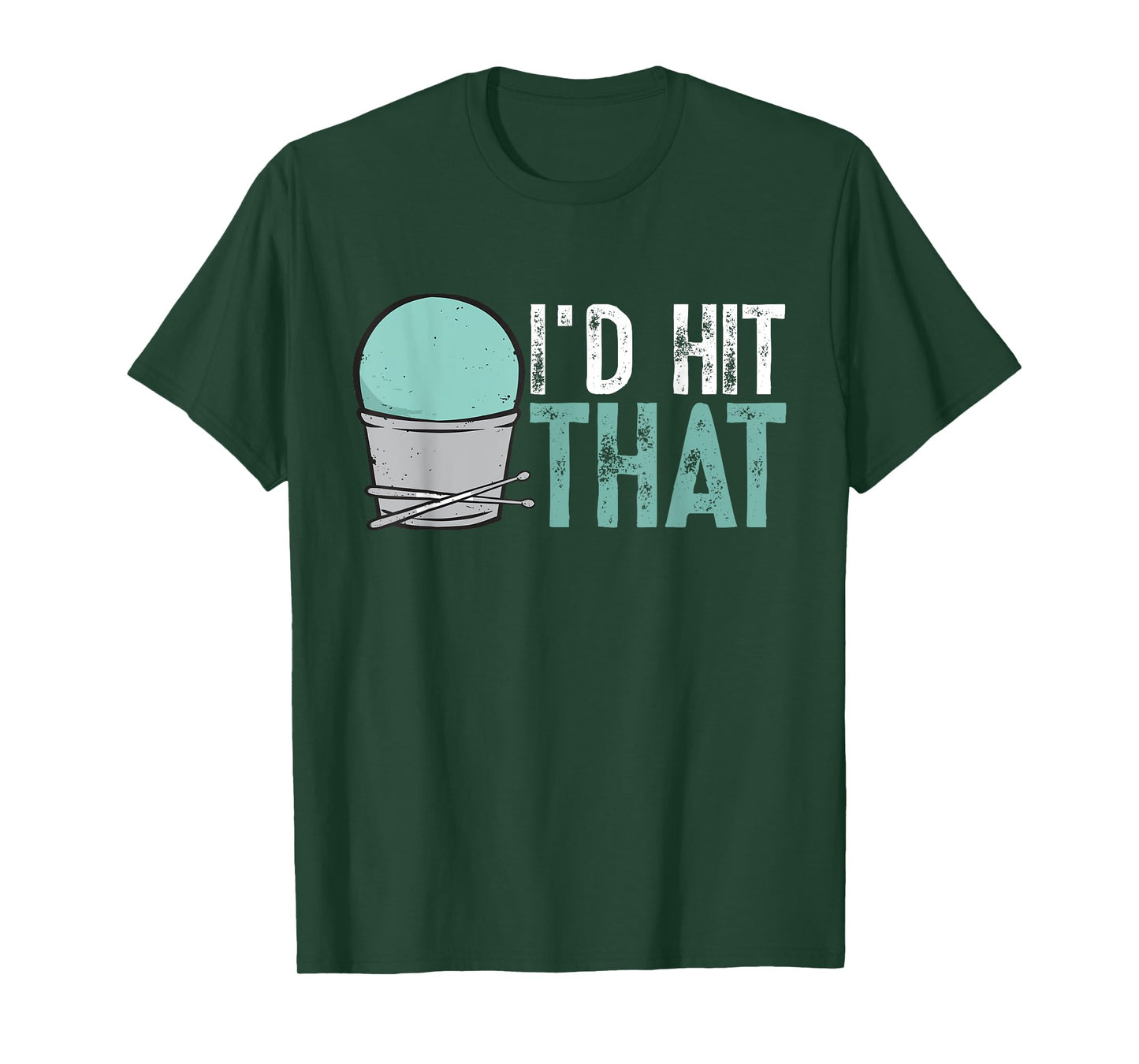 I'd Hit That Gym Fitness Class Workout Cardio Drumming T-Shirt