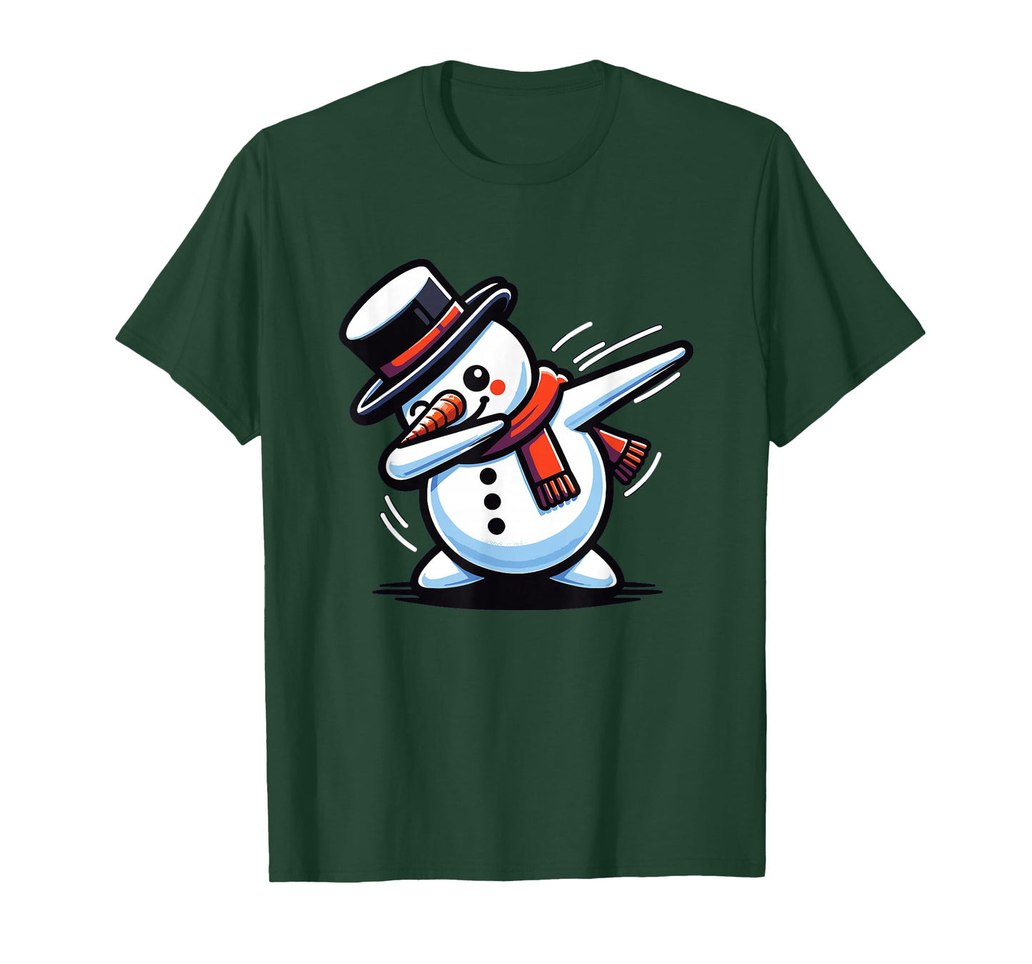 Dabbing Christmas Snowman Dab Christmas T-Shirt
