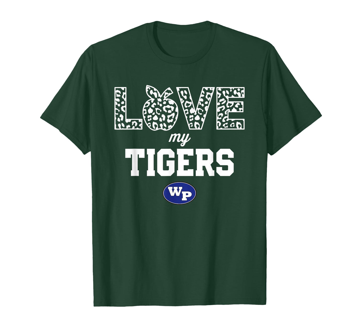 Wills Point Tigers Logo Love My Team HS T-Shirt