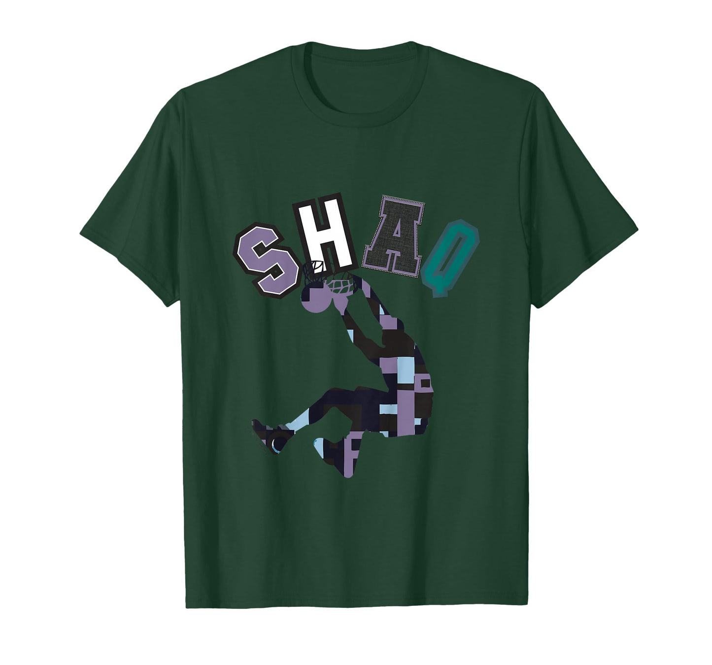 Shaquille O’Neal Kids Retro Vintage Dunk Collage T-Shirt