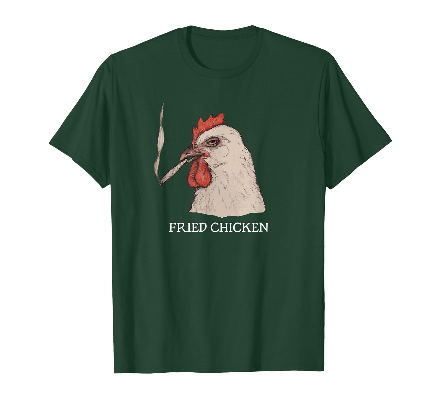 Fried Chicken 420 Smoking Marijuana, Funny Stoner, Weed Meme T-Shirt