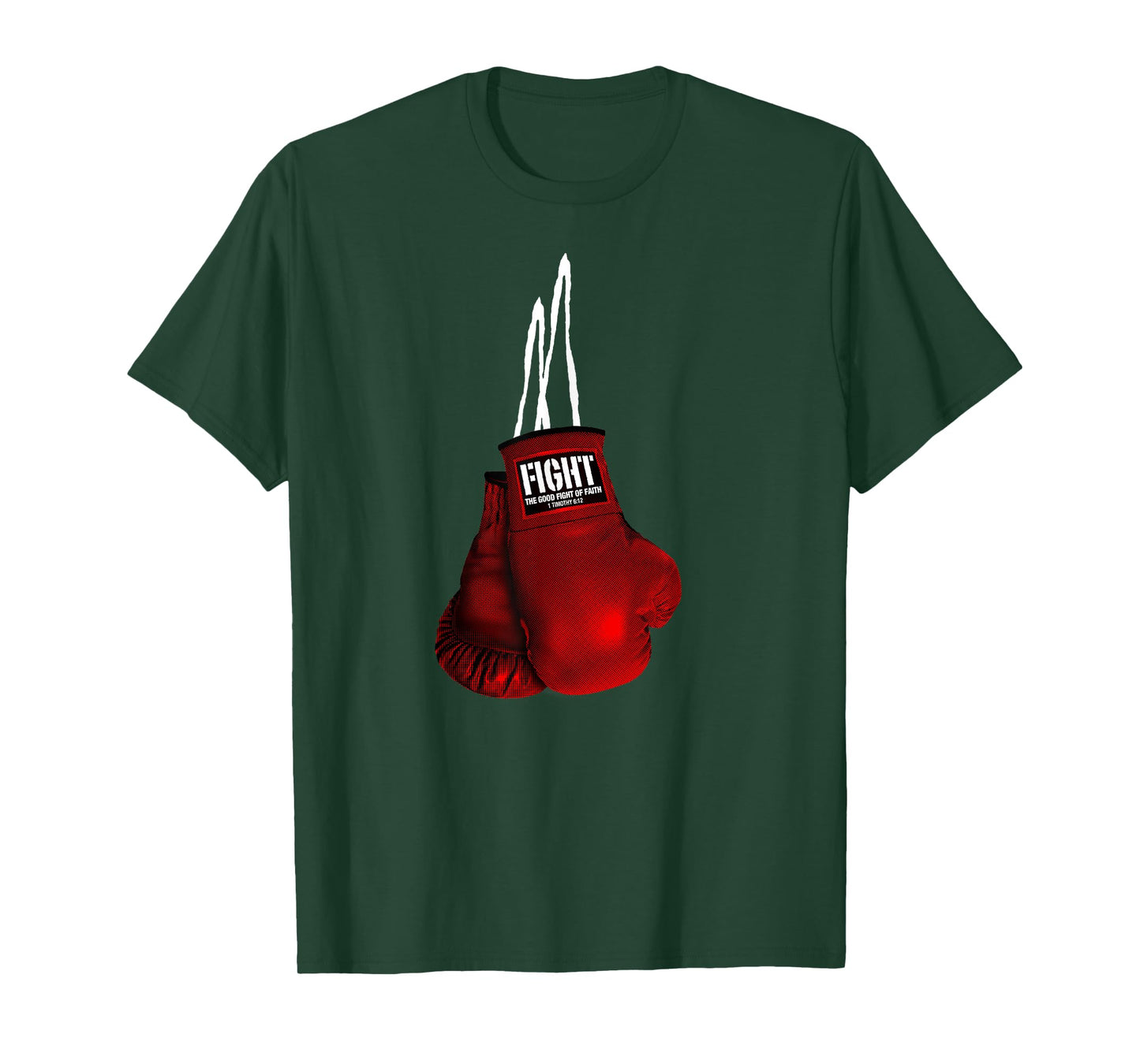Fight the good of Faith Christian T-Shirt Christian Boxing T-Shirt