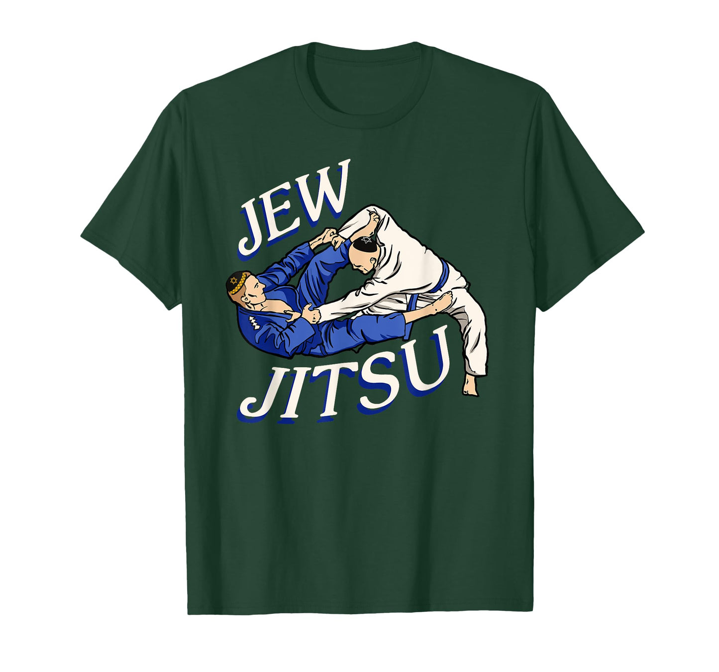 Funny Fighting Tshirt Jew Jitsu Mixed Martial Arts T-Shirt