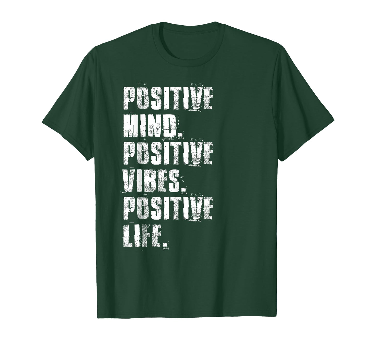 Positive Mind Positive Vibes Positive Life Motivational T-Shirt