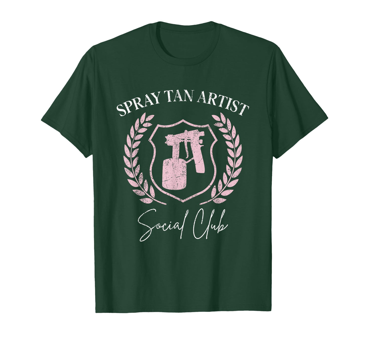 Vintage Spray Tan Artist Social Club Spray Tan Artist T-Shirt