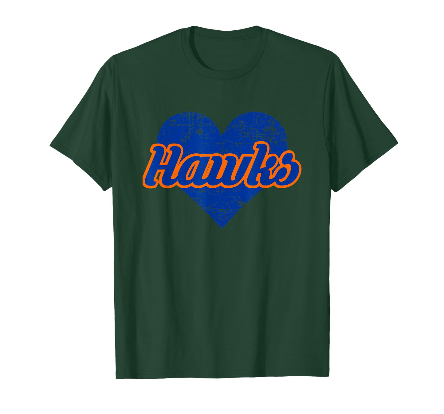 Riverton Hawks Over Heart T-Shirt