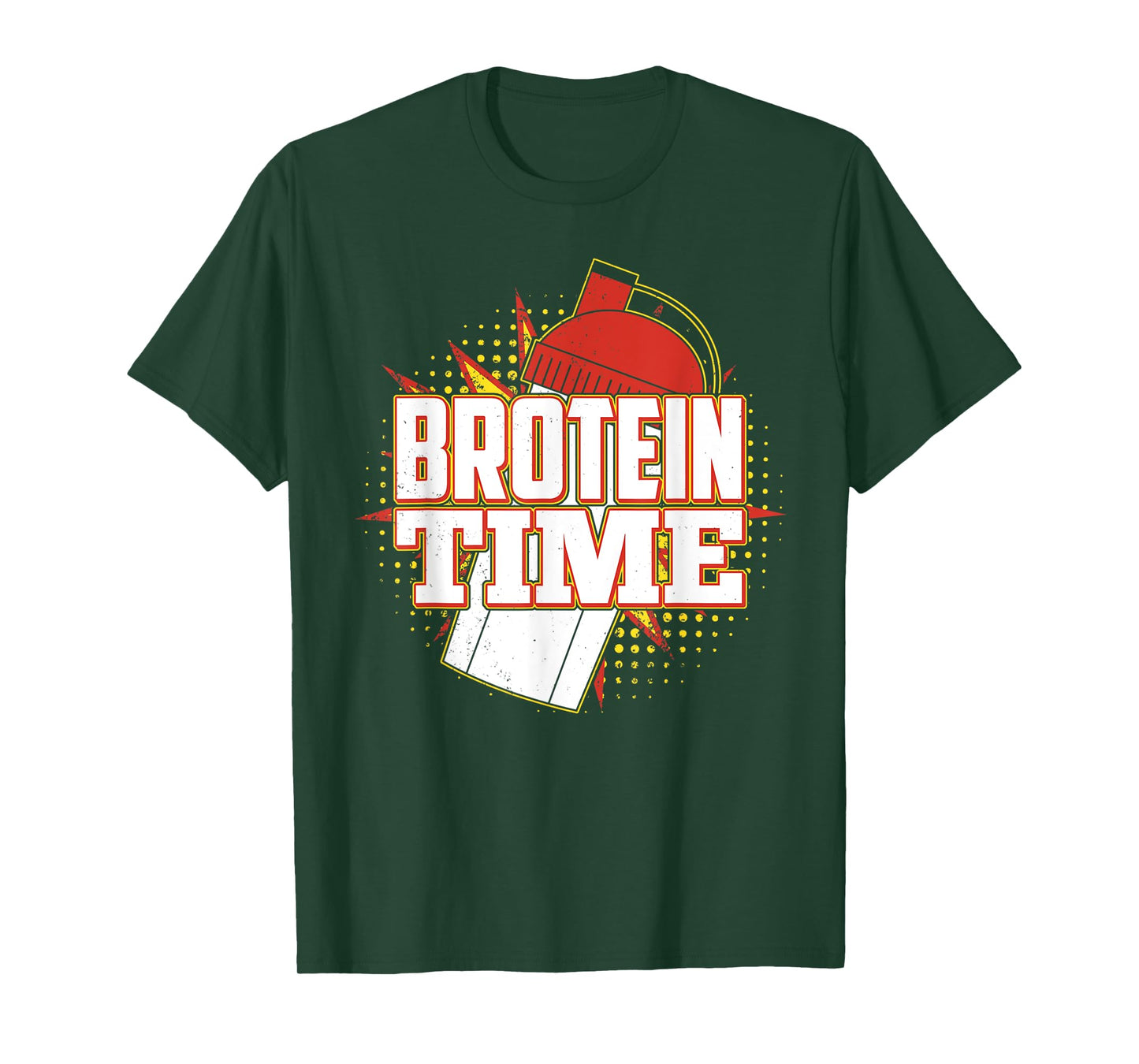 Brotein Time Shirt Funny Work Out, Cross Train Fitness Shirt