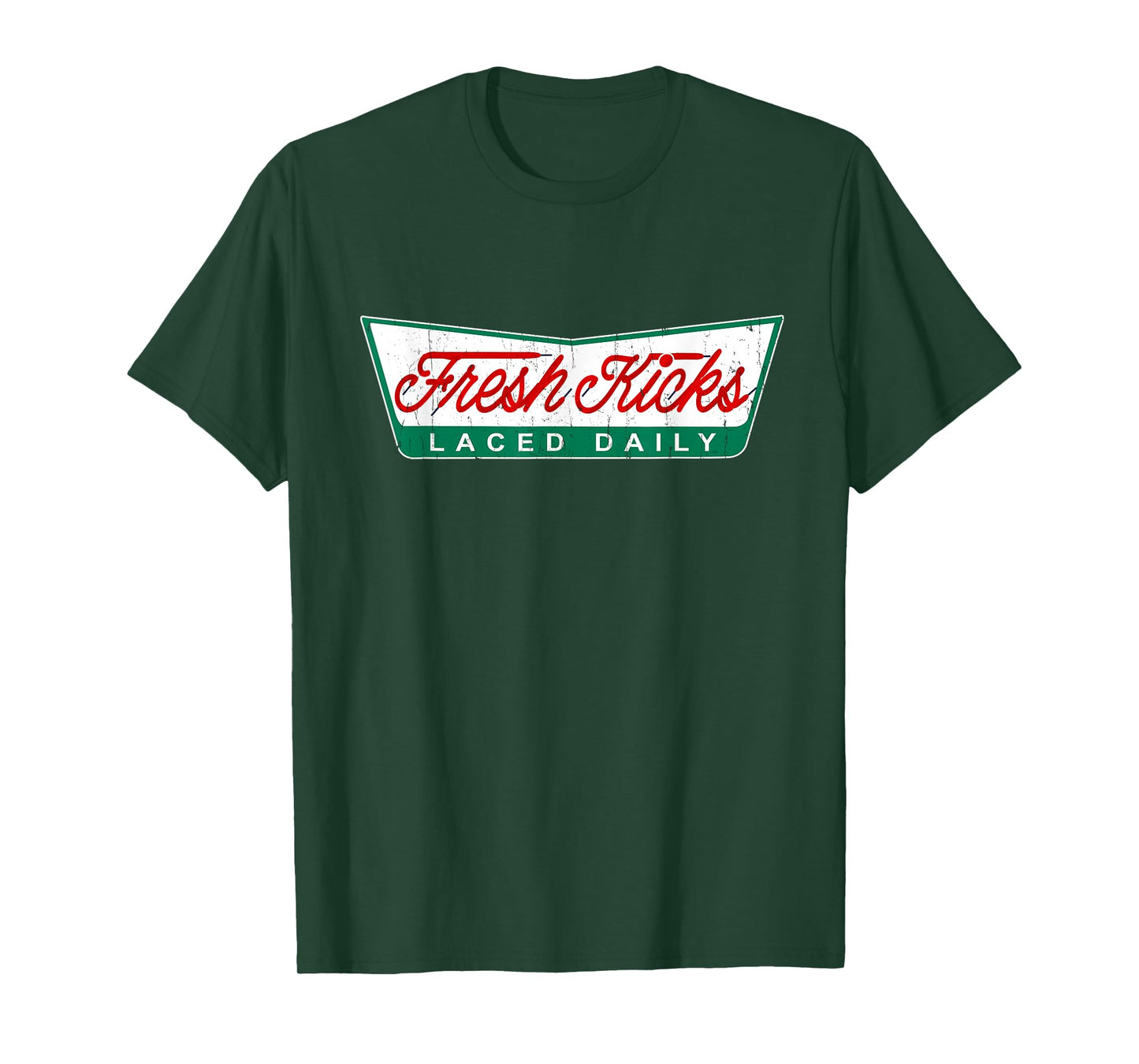 Sneaker Sauce Apparel Fresh Kicks Laced Daily Unisex-Adults Black Short Sleeve T-Shirt S