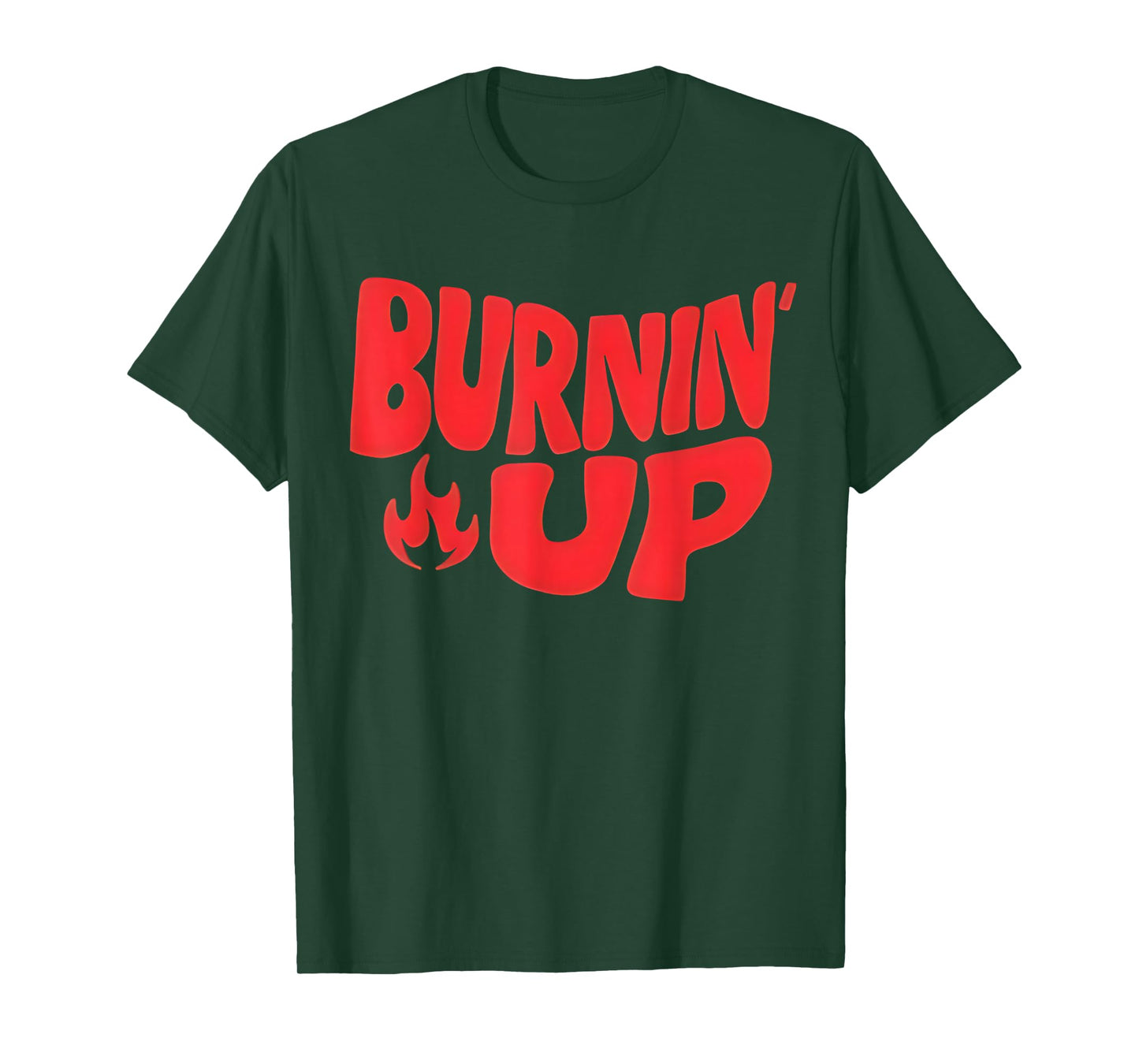 Burnin Up Flames Vintage T-Shirt
