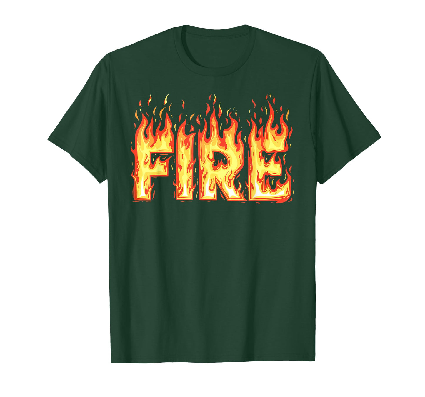 Fire Flame Shirt Adult Kids Men Women Fire And Ice Costume T-Shirt