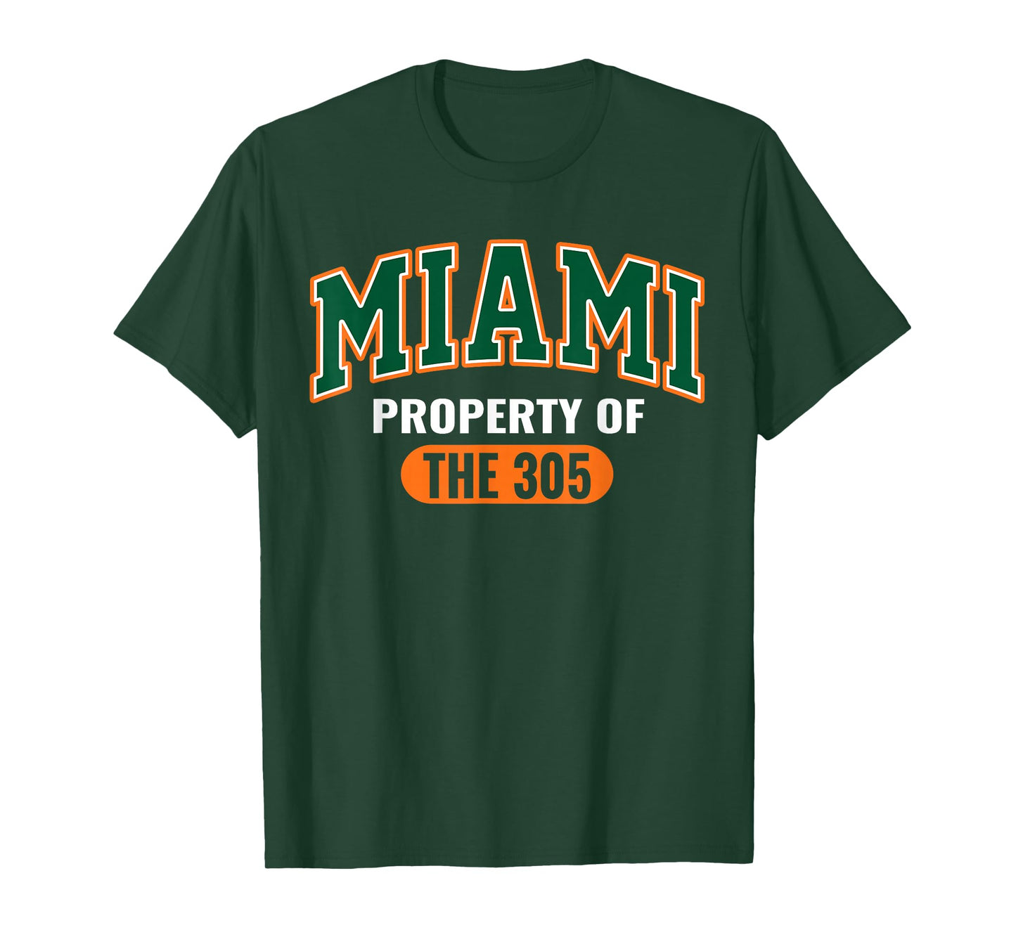 305 Miami Vibes Urban Style Miami Beach Graphic Design T-Shirt