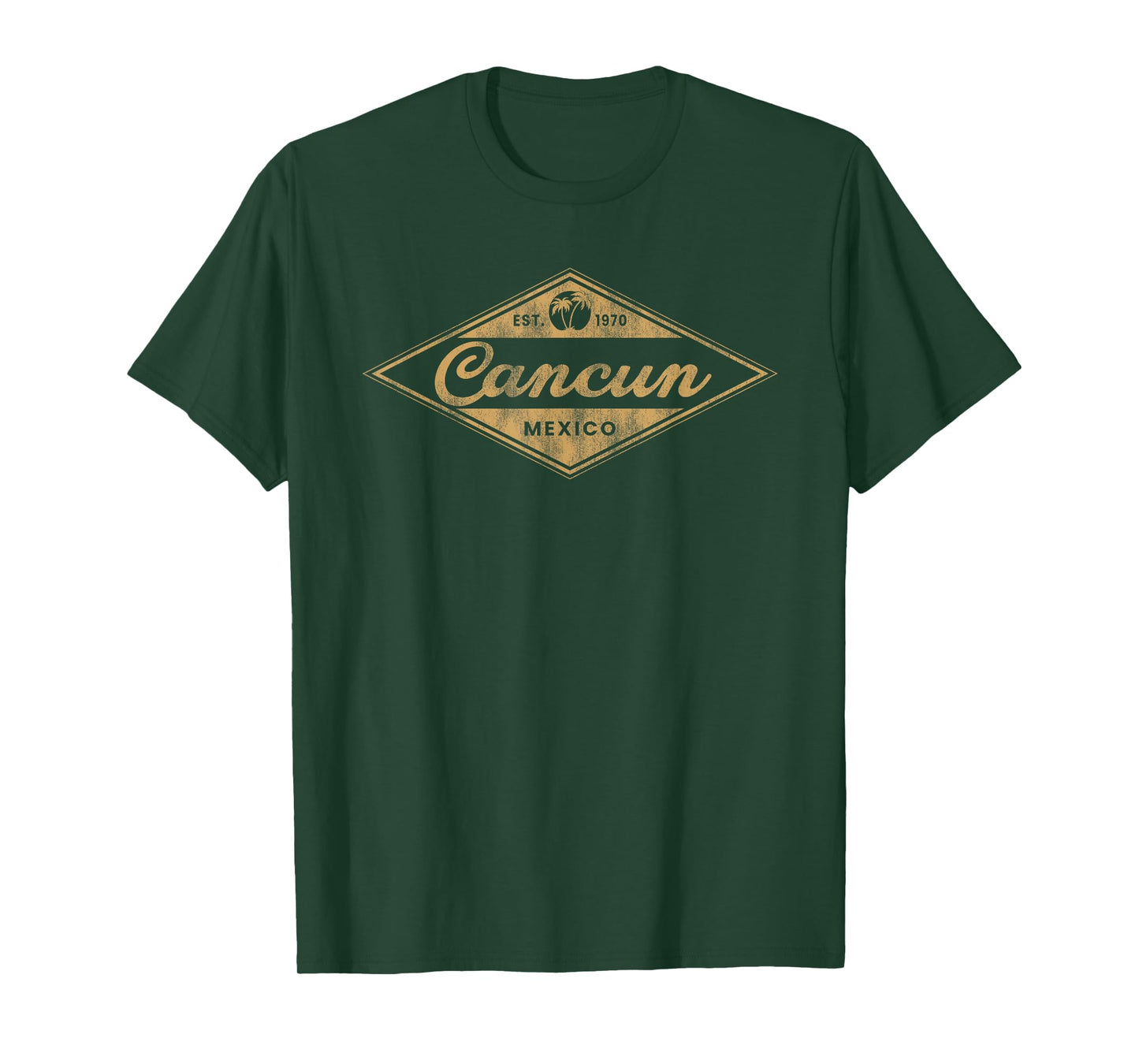 Vintage Cancun Mexico Summer Retro Throwback Family Vacation T-Shirt