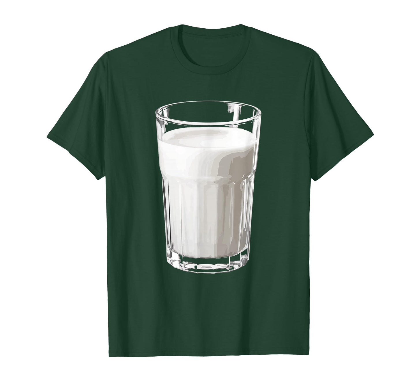 Glass Of Milk Shirt Adult Kids Men Women Glass Milk Costume T-Shirt