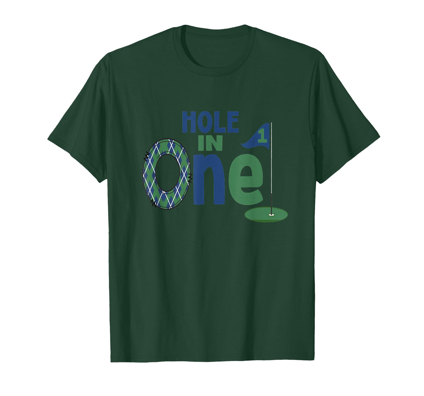 Golf Birthday Shirt 1st Birthday Hole In One Boys Girls T-Shirt