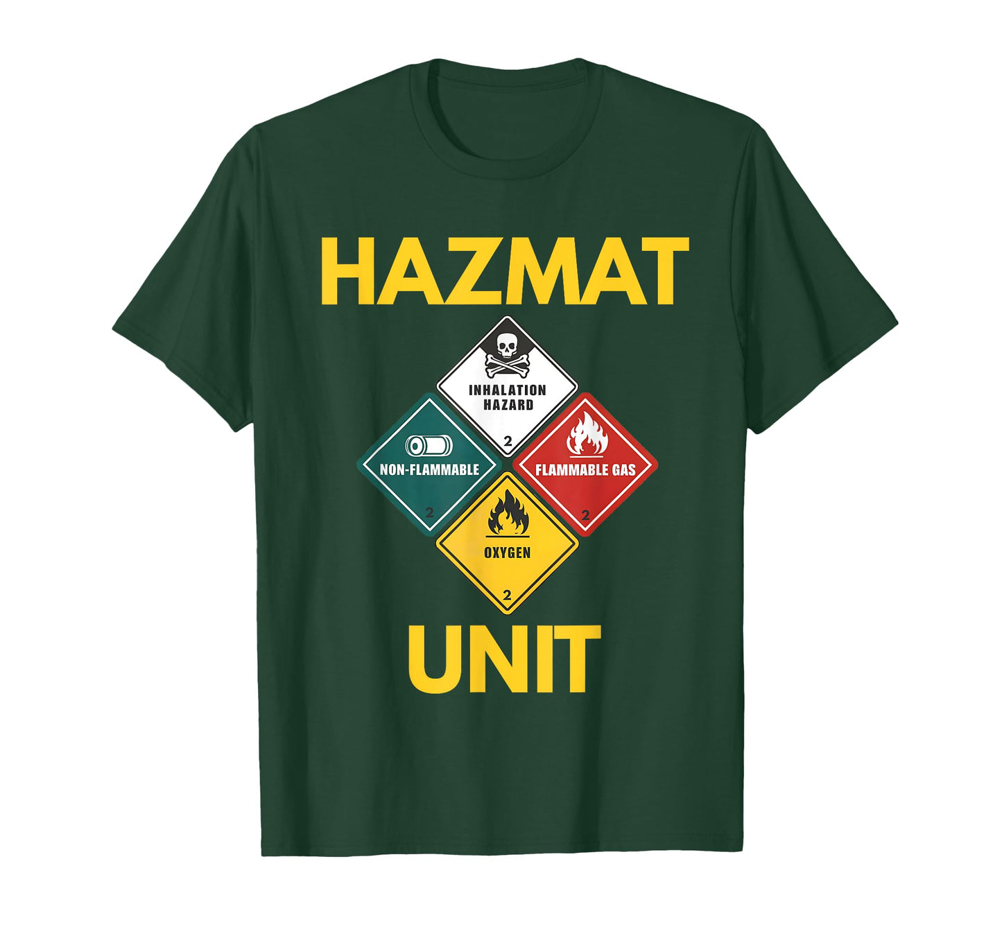 Hazmat Unit Suit Costume Cosplay Halloween Kids Birthday T-Shirt