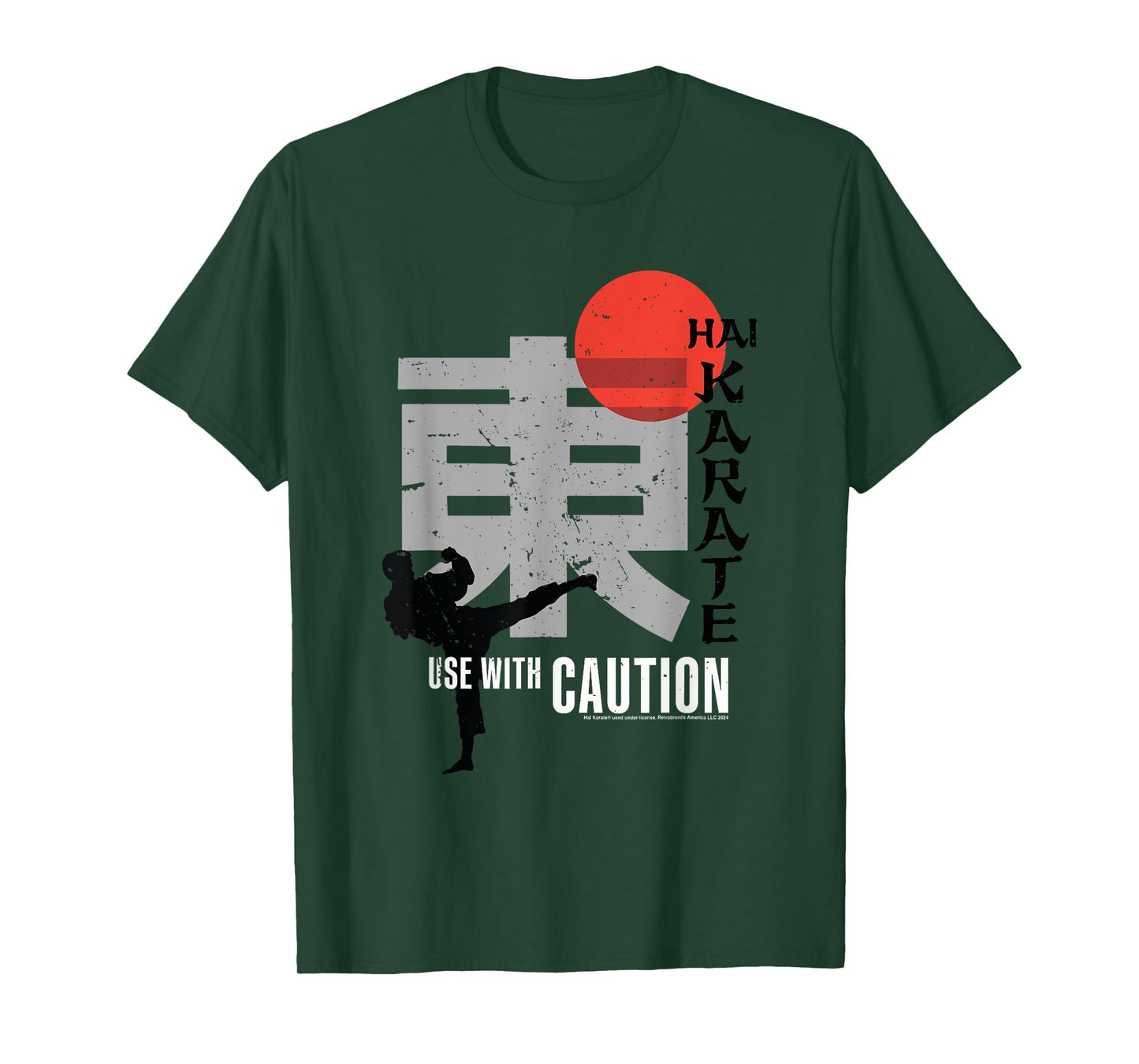 Hai Karate Use With Caution Retro Aftershave T-Shirt