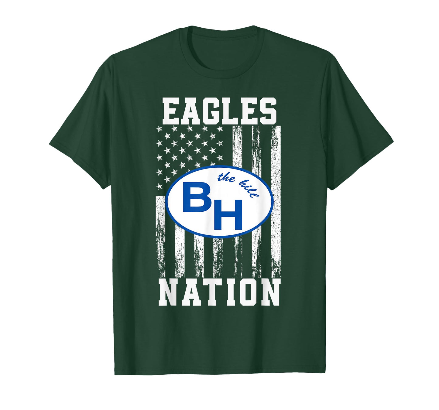 Barbers Hill Eagles Logo Nation HS T-Shirt