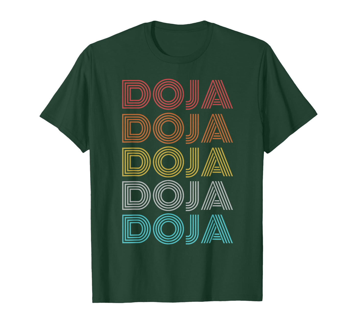 Doja Shirt Vintage Retro Apparel Unisex-Adult Retro T-Shirt Black Small Short Sleeve T-Shirt