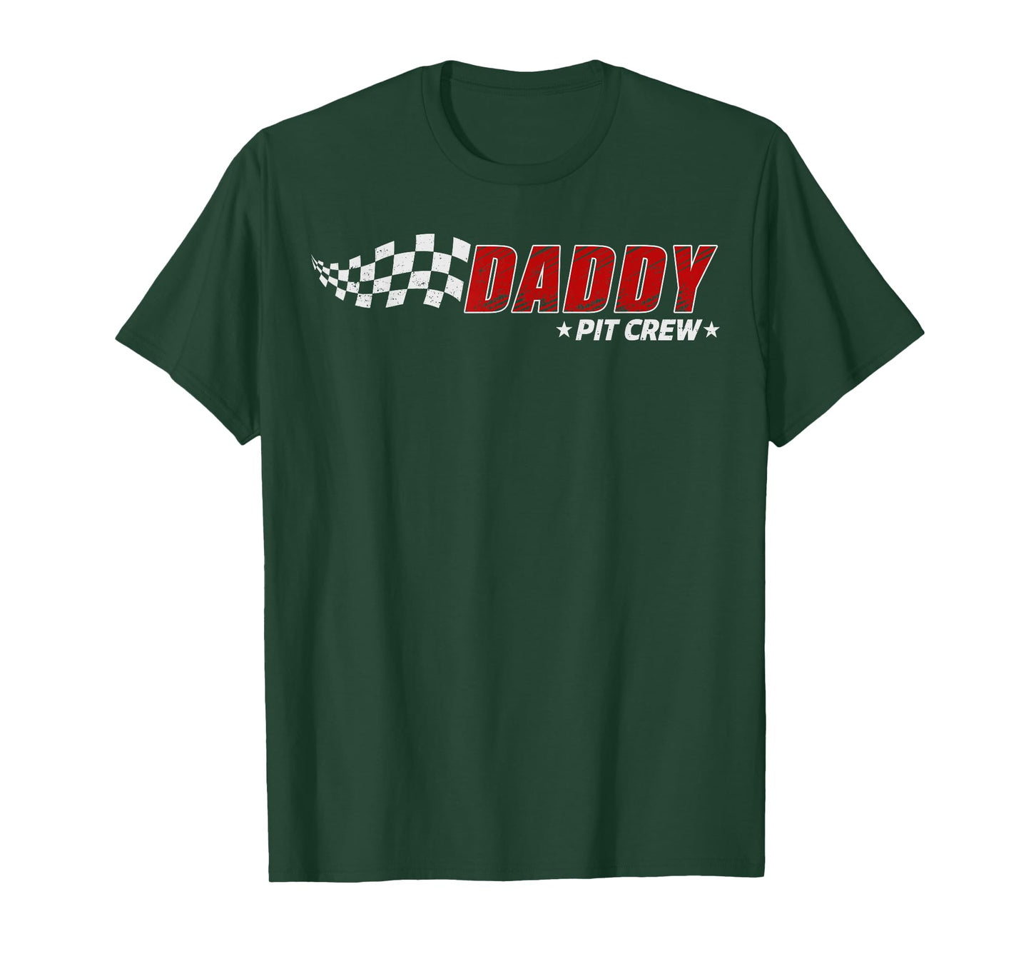 Daddy Pit Crew Race Car Birthday Family Matching Pit Crew T-Shirt