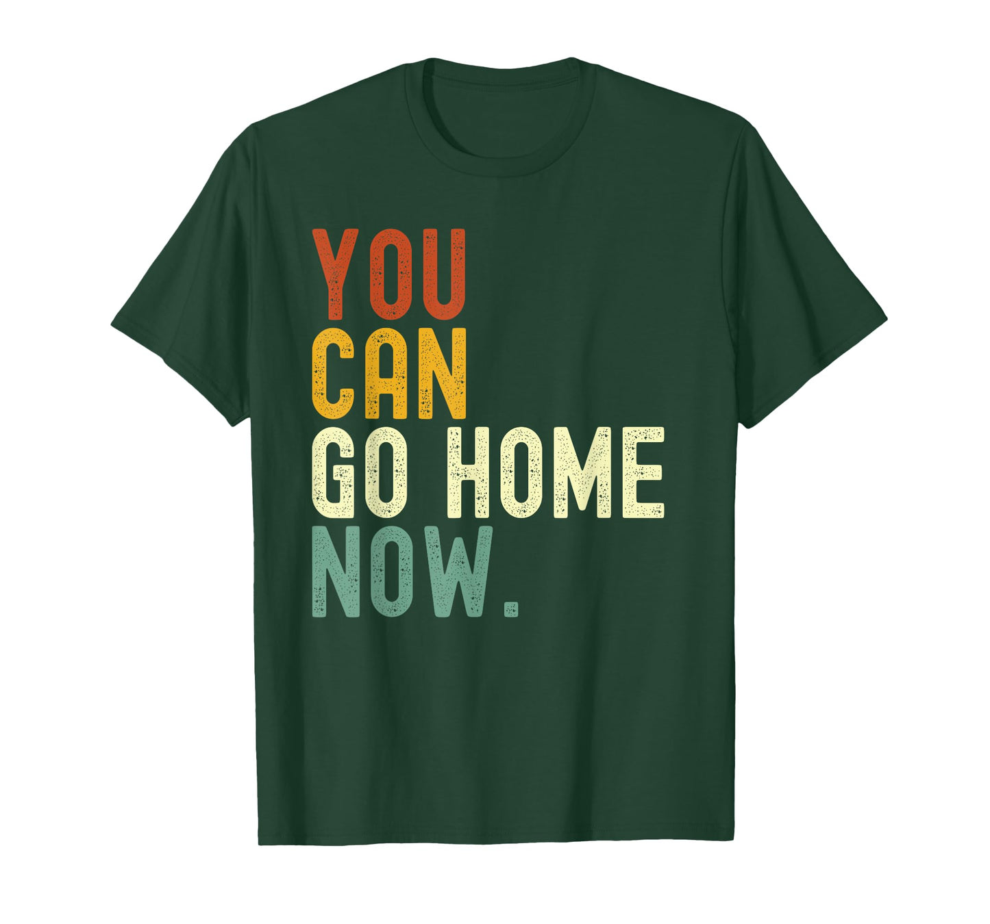 Retro vintage style You can go home now T-Shirt