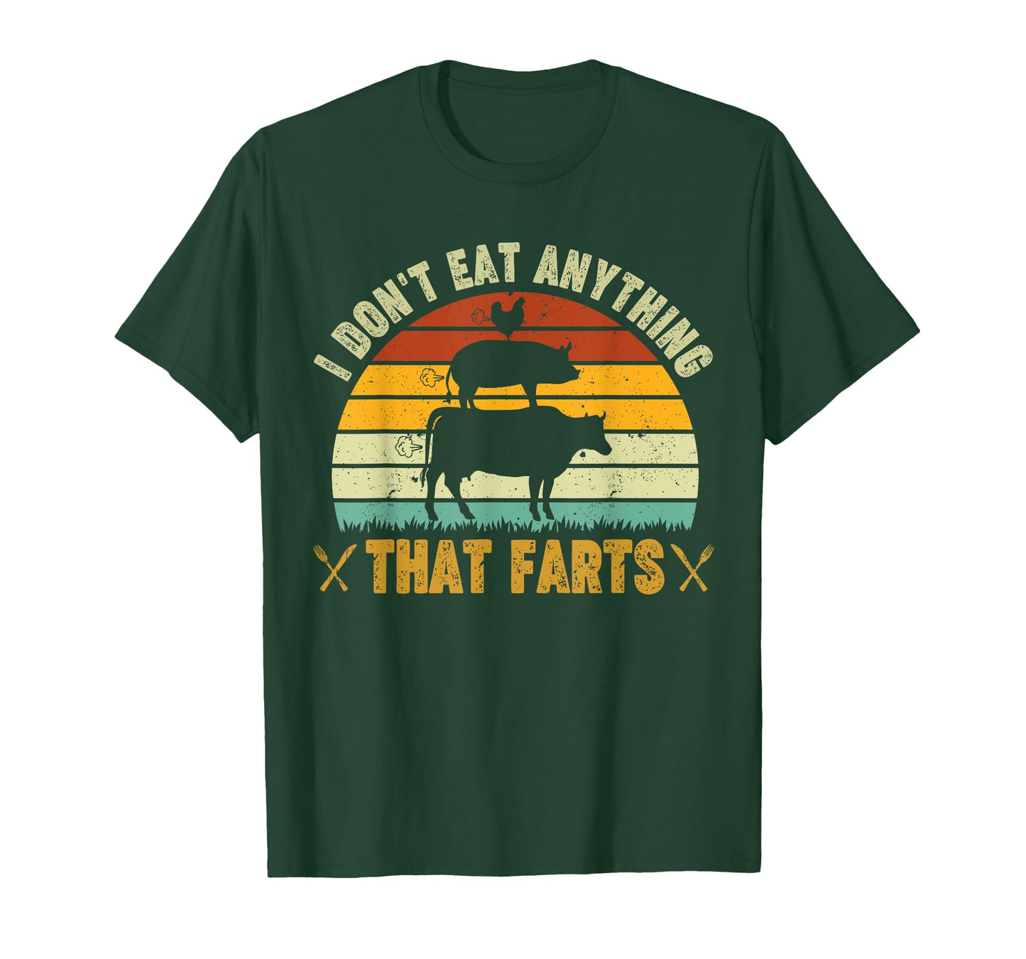 I don't eat anything that farts World Vegetarian Day T-Shirt