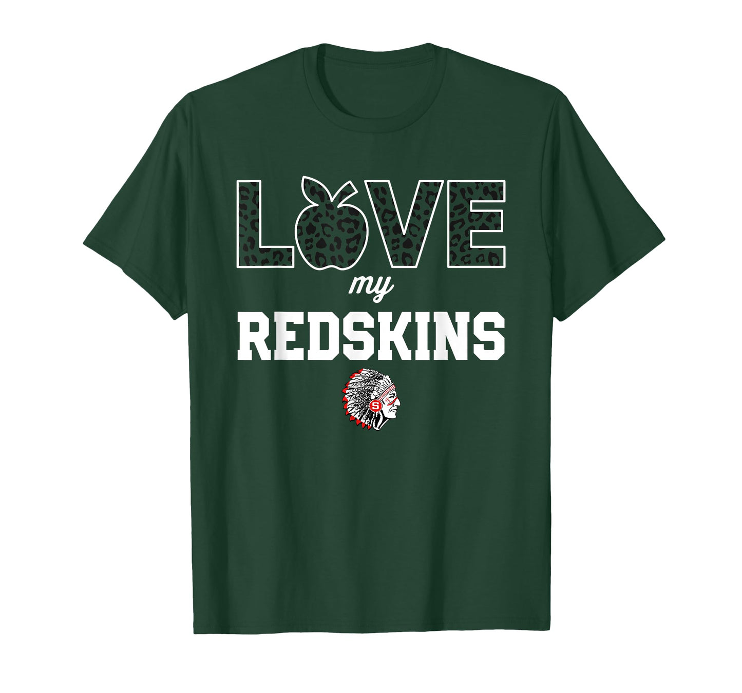 Sullivan Redskins Logo Love My Team HS T-Shirt