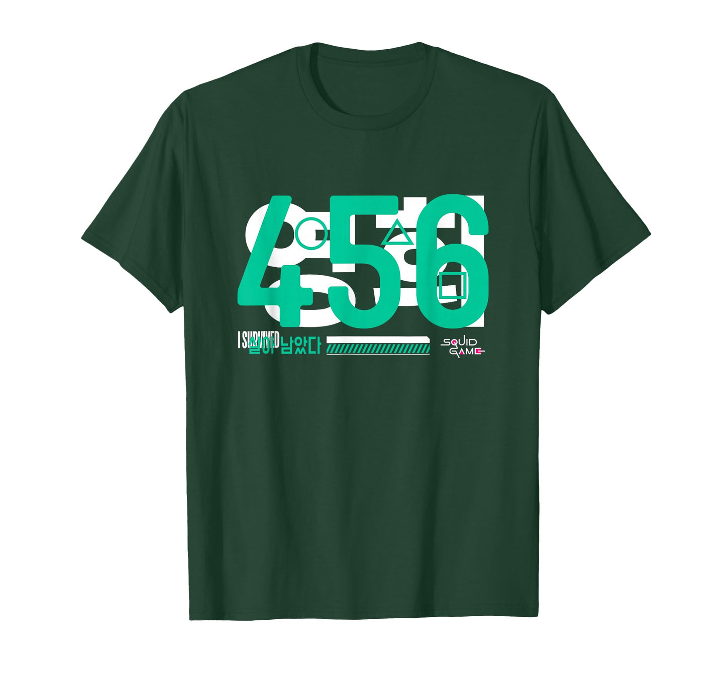 Squid Game 2 Player 456 I Survived Logo T-Shirt
