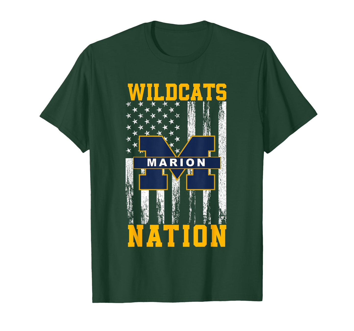 Marion Wildcats Logo Nation HS T-Shirt