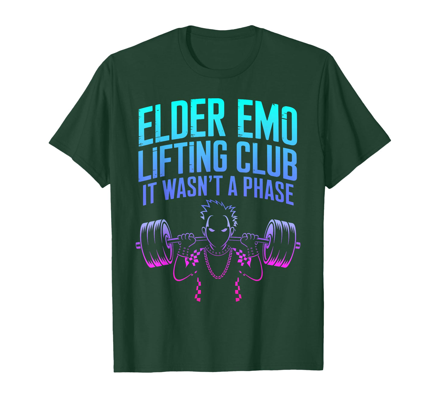 Elder Emo Lifting Club It Wasn't A Phase T-Shirt
