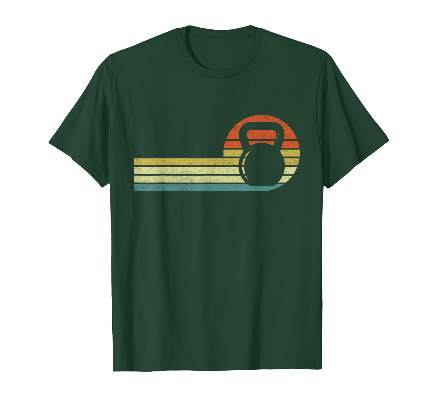 Vintage Kettlebell Workout Strong Gym Fitness T-Shirt