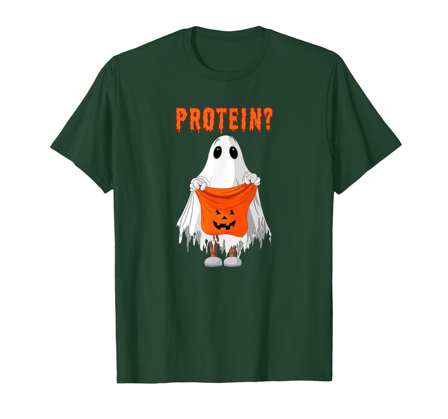 Halloween Gym Pump Cover Trick or Treat for Protein Gym Rat T-Shirt