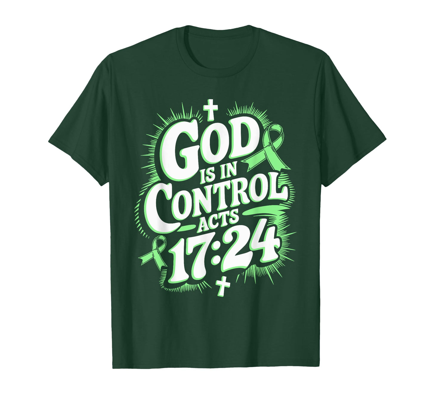 God Is In Control Survivor Non-Hodgkin Lymphoma Awareness T-Shirt