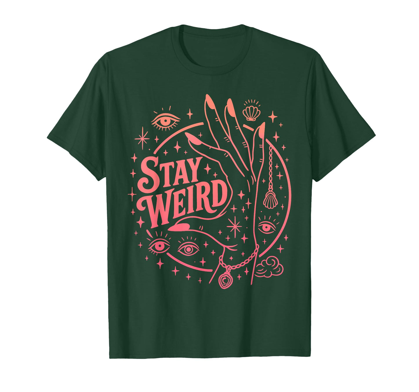 Stay Aesthetic Weird Witchy Gothic Spooky Season Halloween T-Shirt
