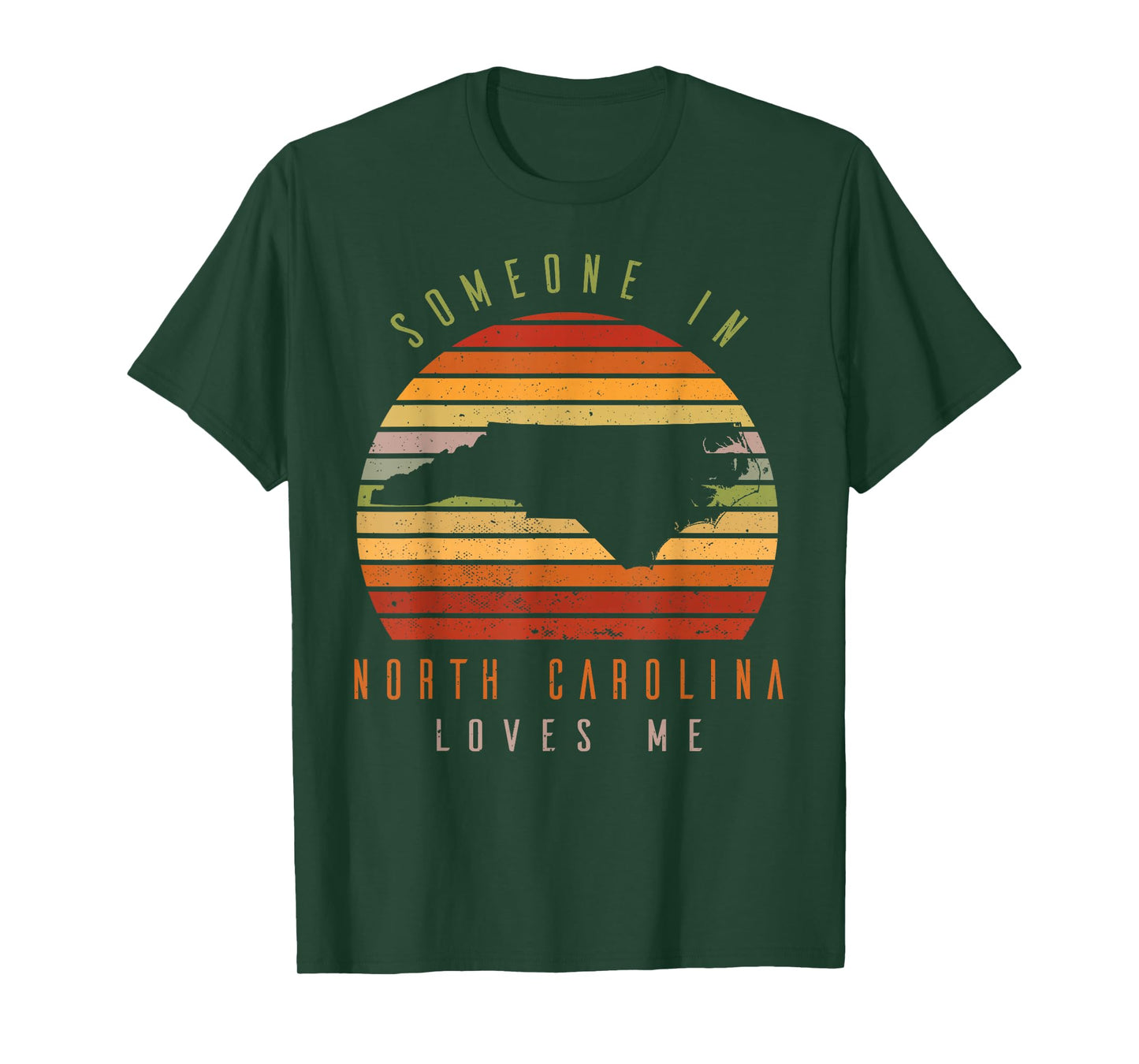 Someone In North Carolina Loves Me Vintage State Retro T-Shirt