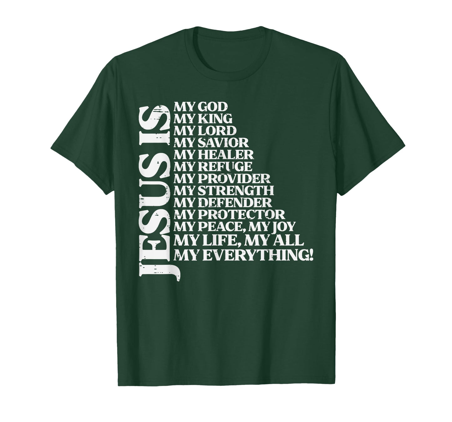 Jesus My God King Lord Religious Christian Men Women Kids T-Shirt